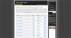 Desktop Screenshot of chrisbottitour.com